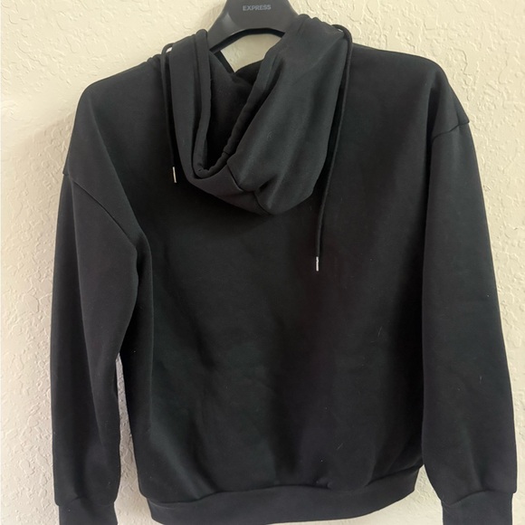 Express Jackets & Blazers - Express Jet Black Pullover Hoodie